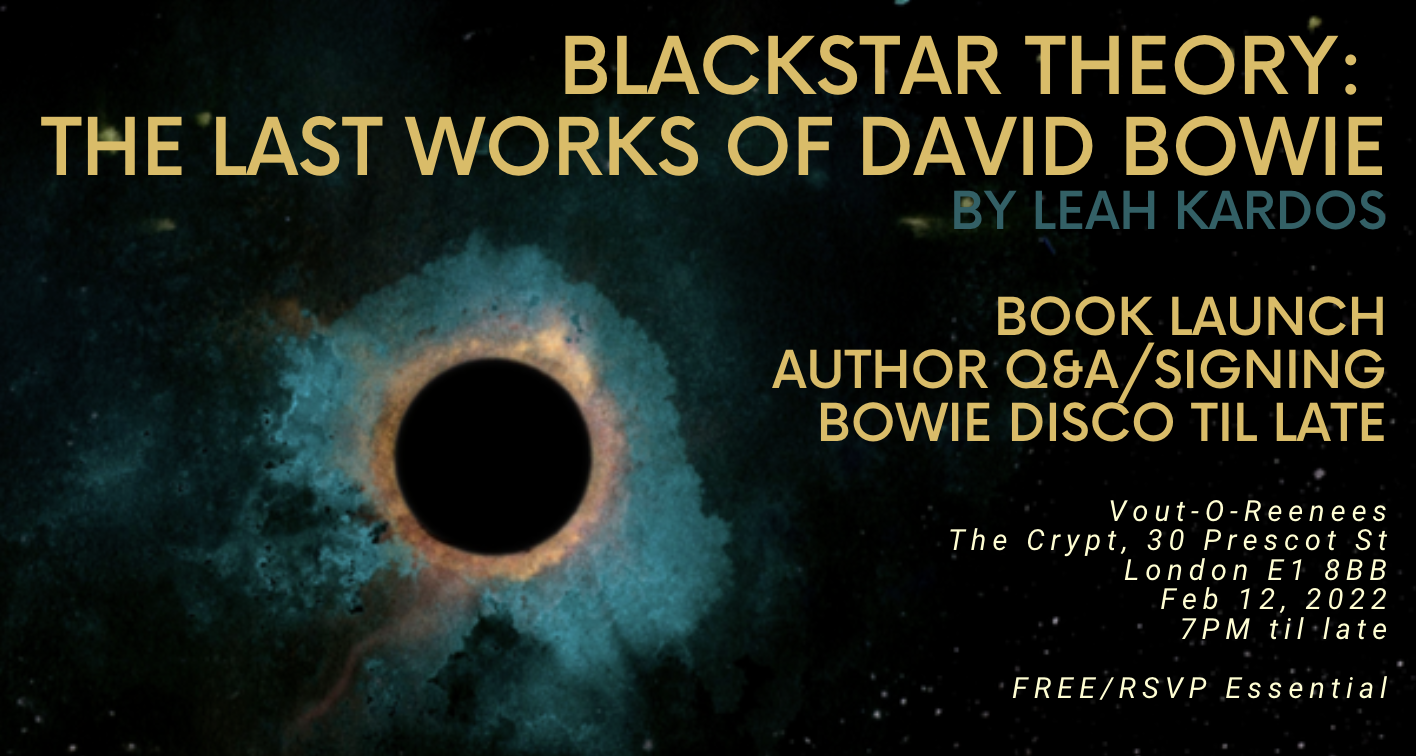 Blackstar by Leah Kardos - Book Launch + Disco