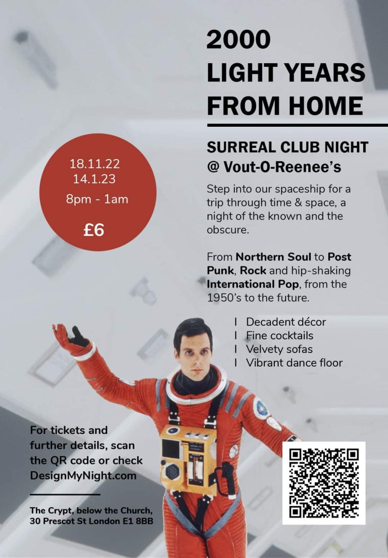 2000 Light Years From Home out of this world dj set VoutOReenees