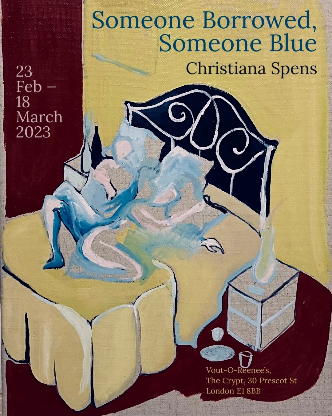 Someone Borrowed Someone Blue - new work by Christiana Spens